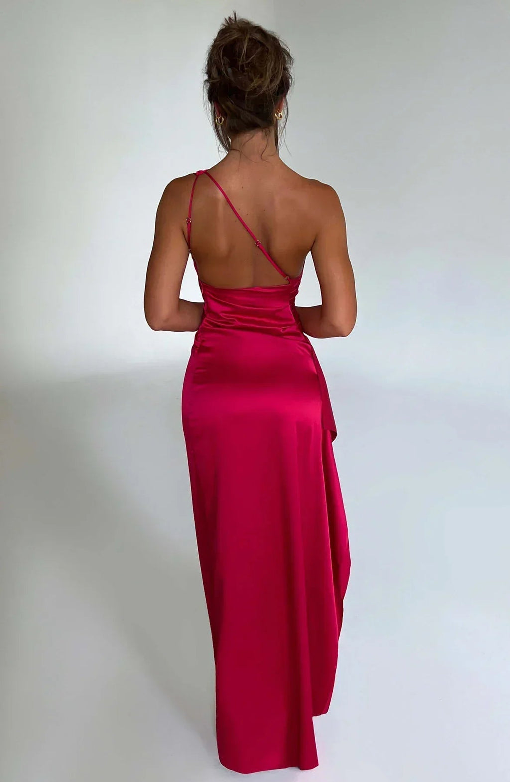 Women's One Shoulder Split Cocktail Dress