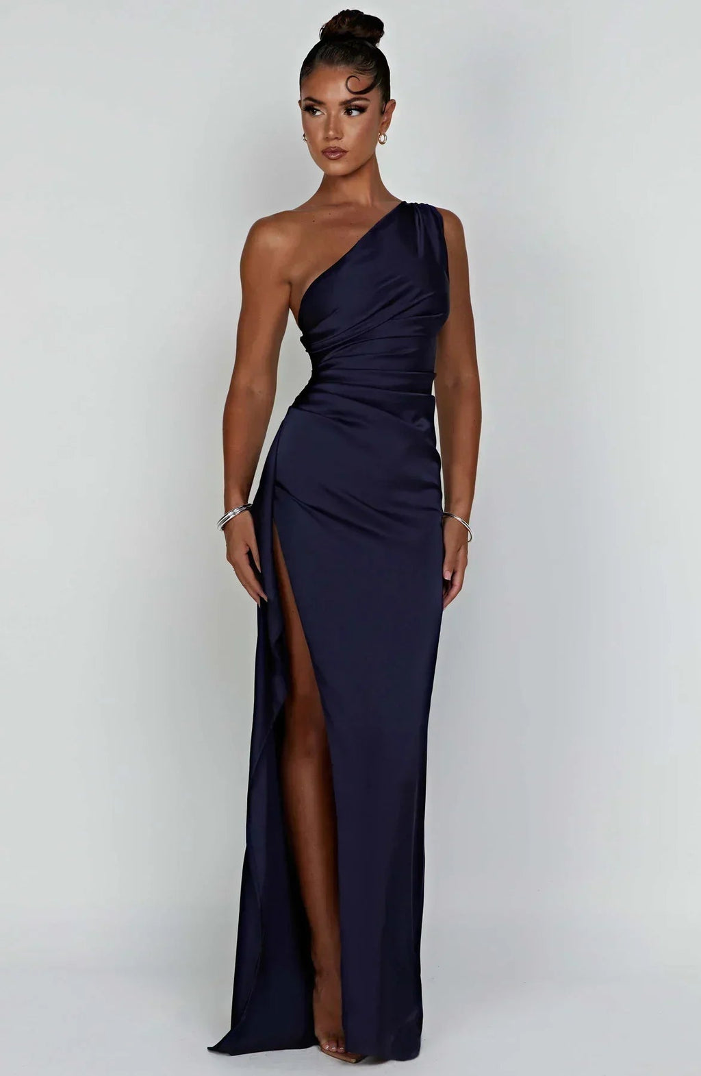 Women's One Shoulder Split Cocktail Dress