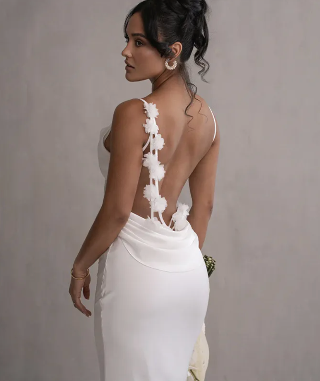 Women's Open Back Maxi Dress for Formal Events