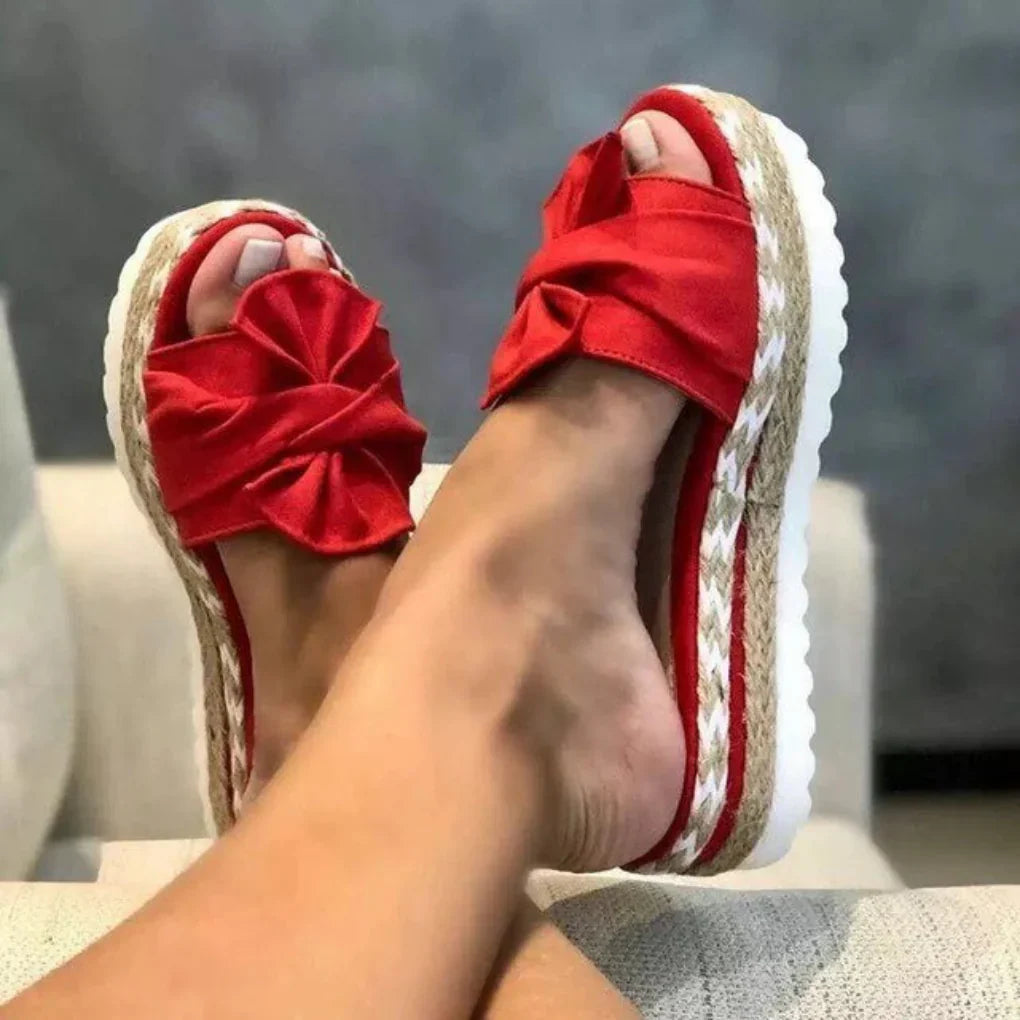 Women's Platform Slide Summer Sandals