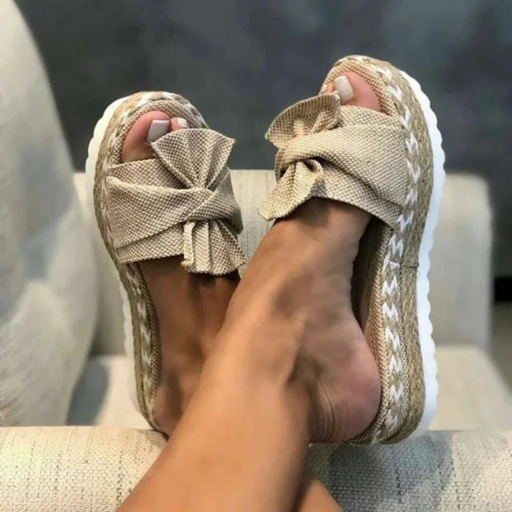 Women's Platform Slide Summer Sandals
