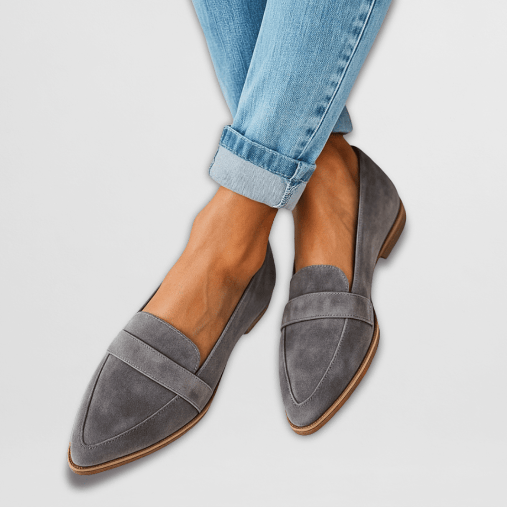 Women's Pointed Suede Loafers