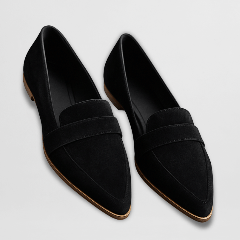 Women's Pointed Suede Loafers