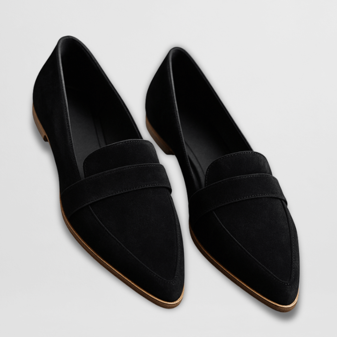 Women's Pointed Suede Loafers