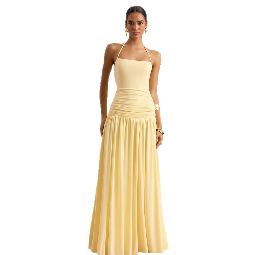 Women's Ruched Formal Maxi Dress
