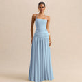 Women's Ruched Formal Maxi Dress