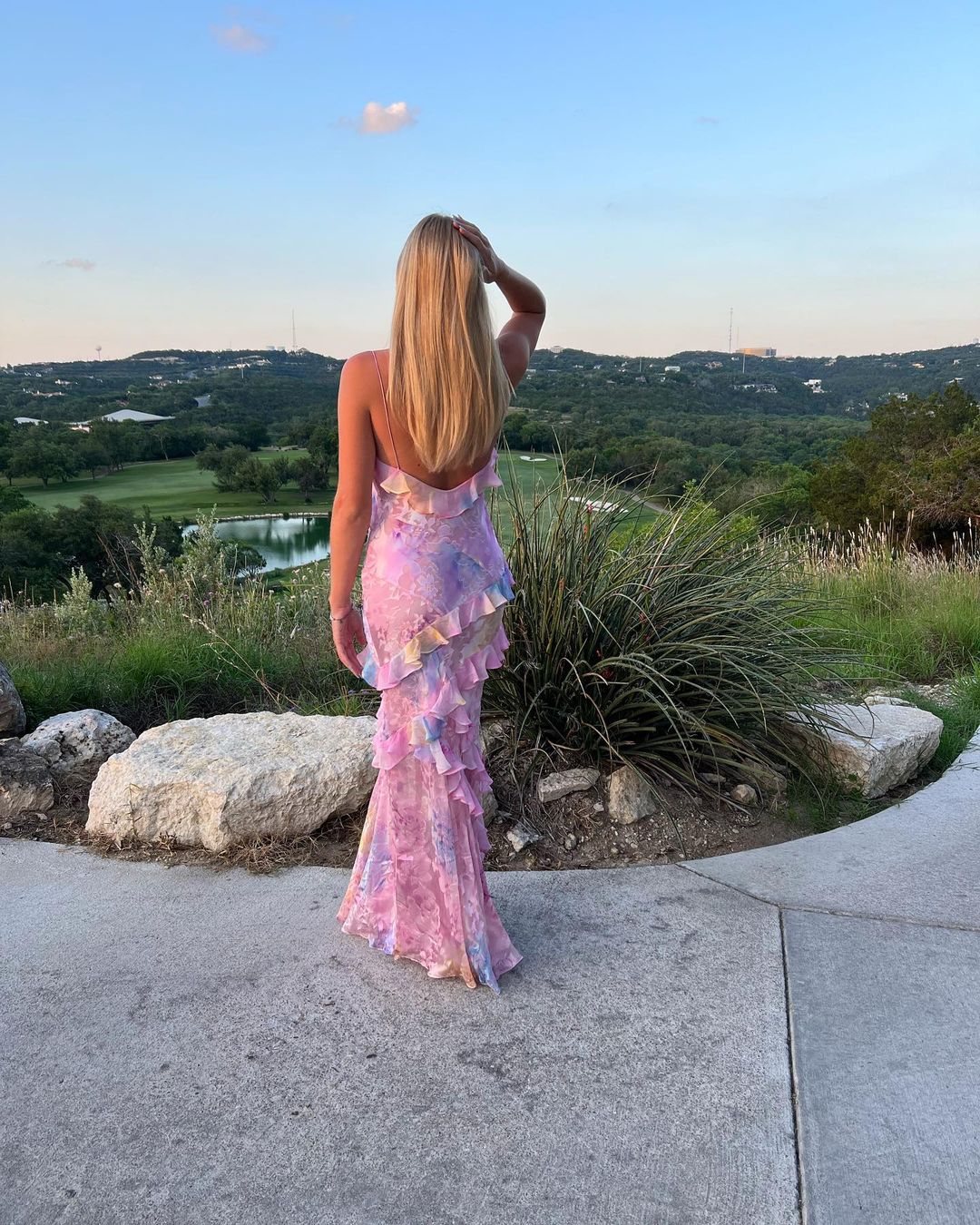 Women's Ruffle Maxi Summer Dress