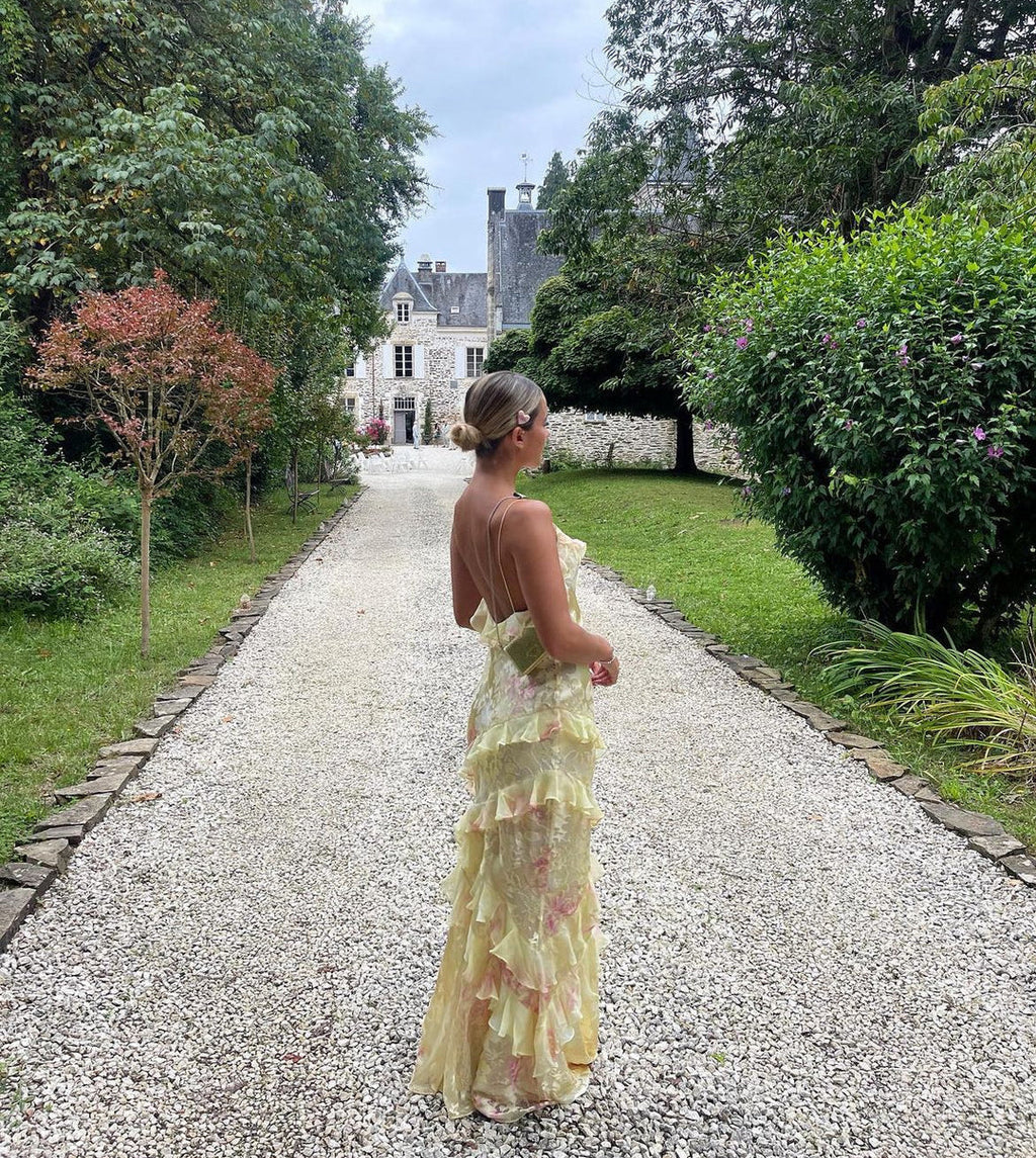 Women's Ruffle Maxi Summer Dress