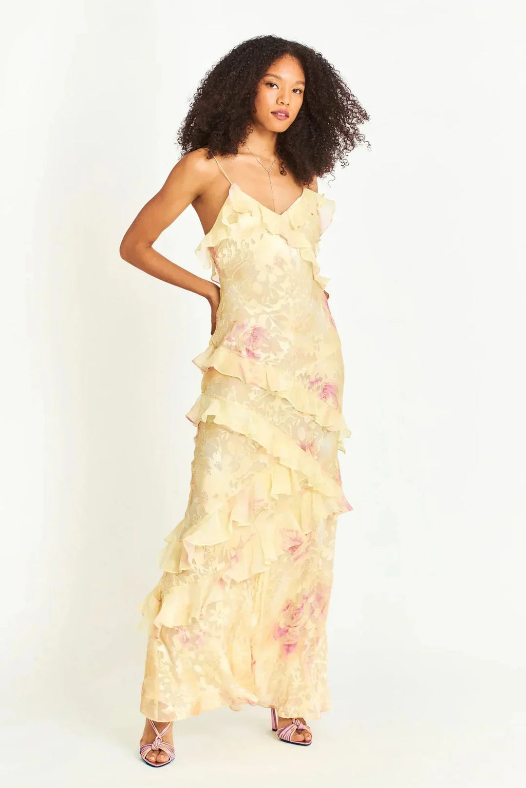 Women's Ruffle Maxi Summer Dress