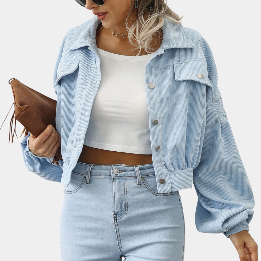 Women's Short Ribbed Jacket