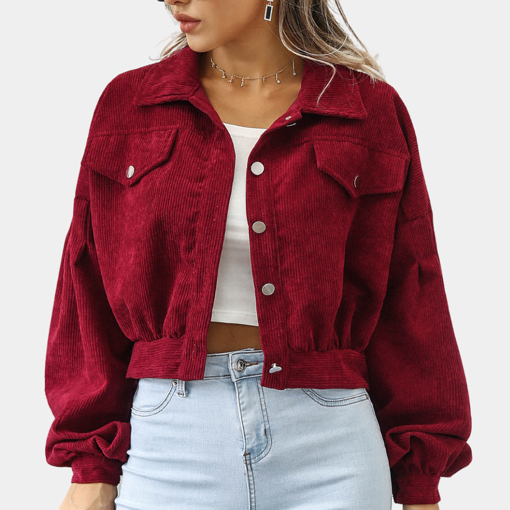 Women's Short Ribbed Jacket