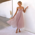 Women's Strapless Corset Maxi Dress