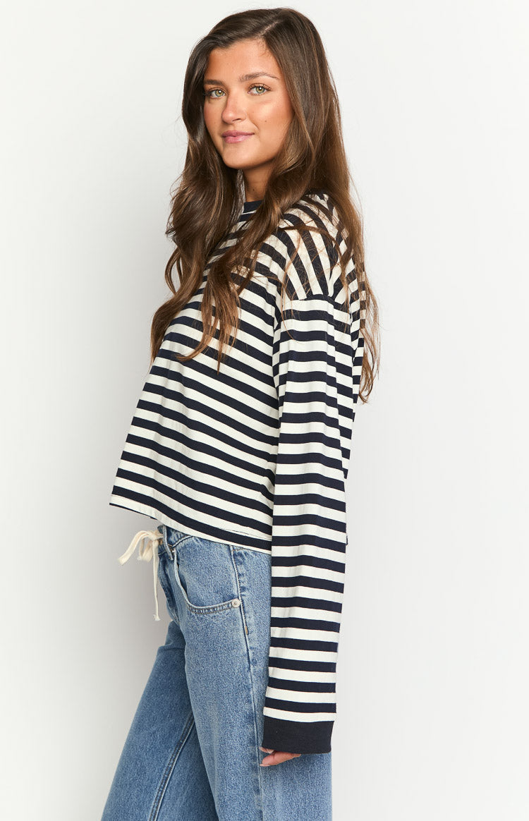 Women's Striped Long Sleeve Shirt