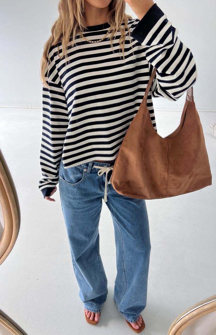 Women's Striped Long Sleeve Shirt