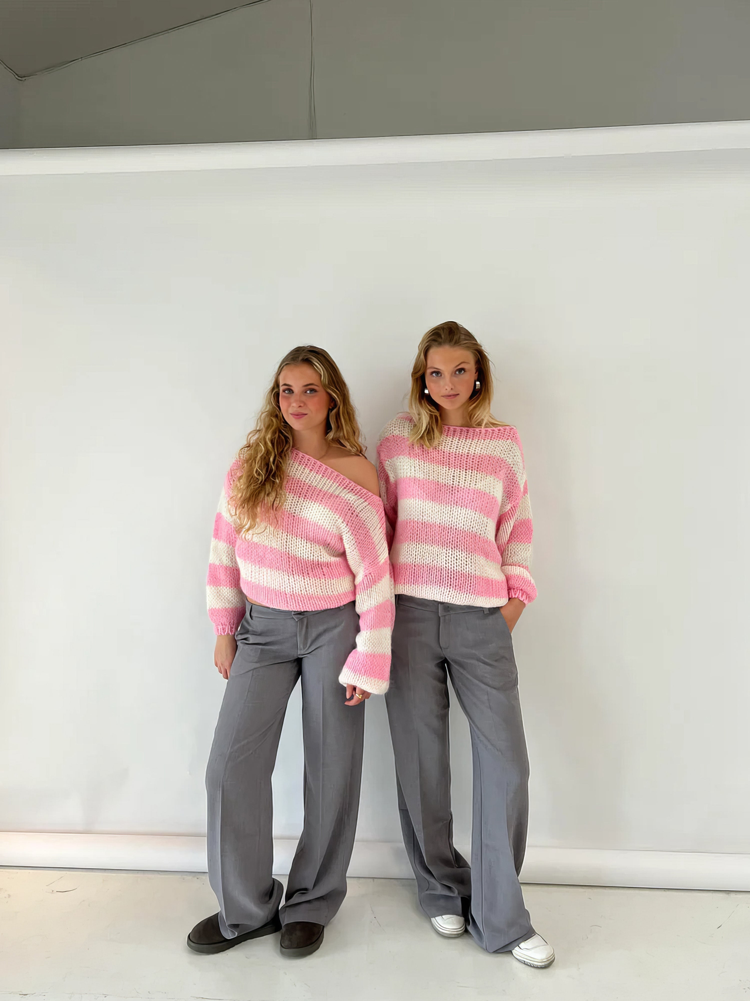 Women's Striped Sweater for Chilly Days