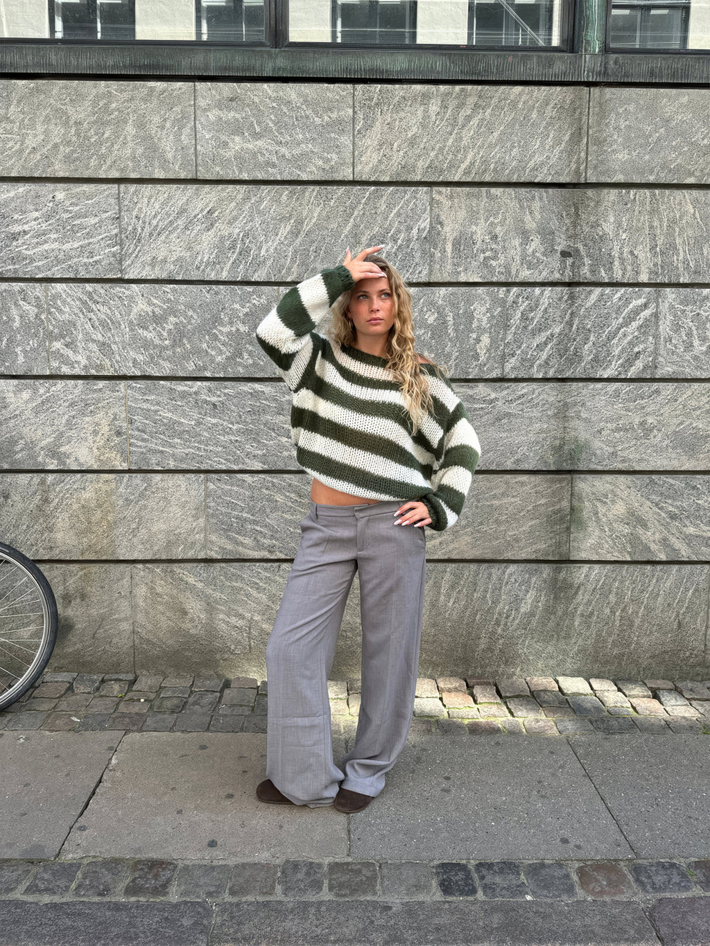 Women's Striped Sweater for Chilly Days