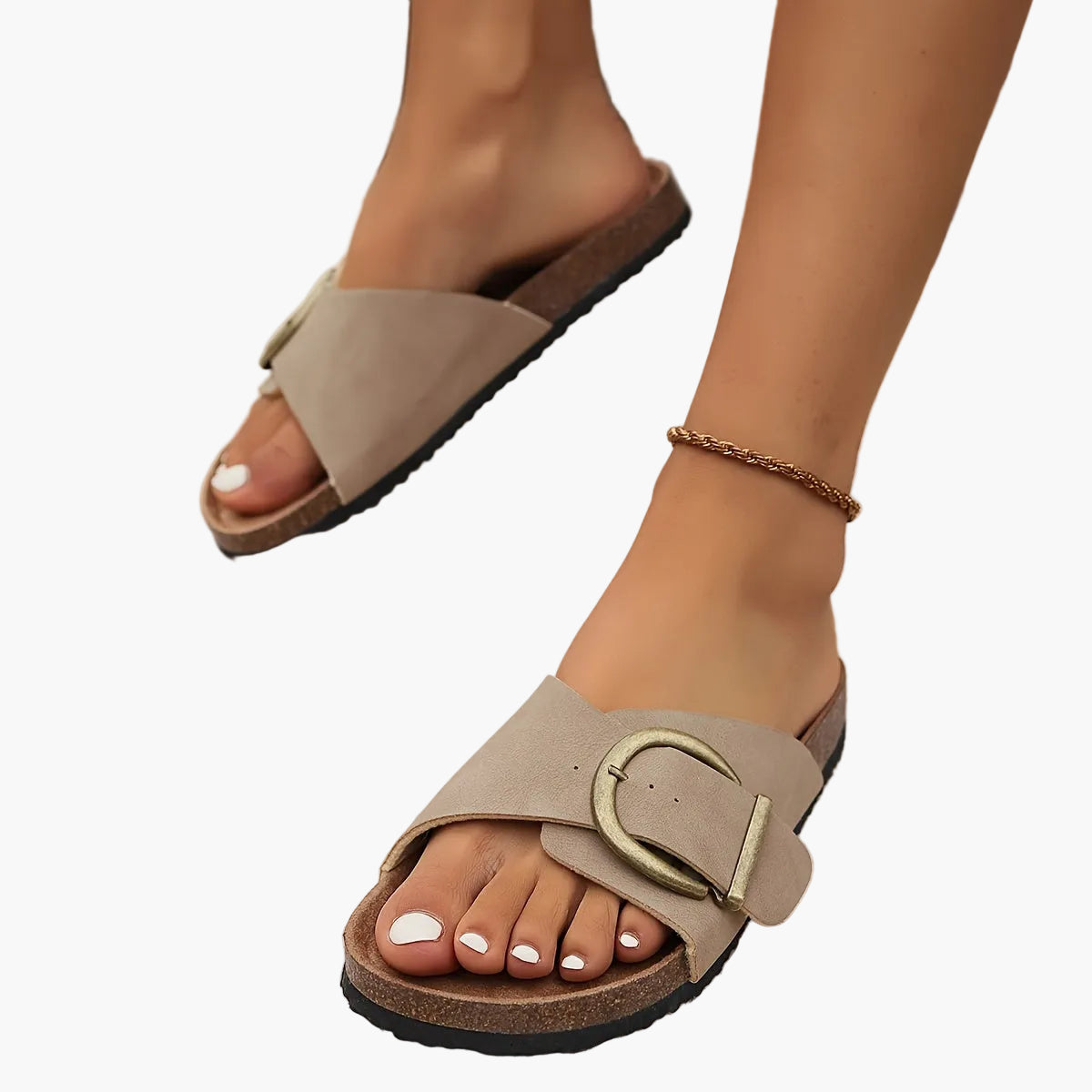 Women's Summer Sandals with Buckle