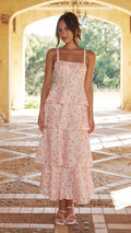 Women's Tiered Midi Dress