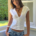 Women's Vintage Grunge Crop Top